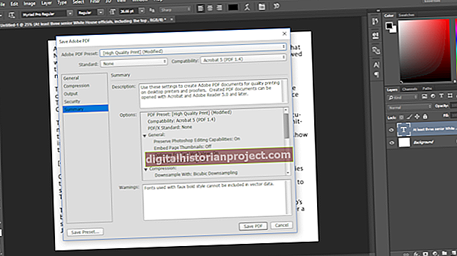 Como converter para PDF a partir do Adobe Photoshop CS5